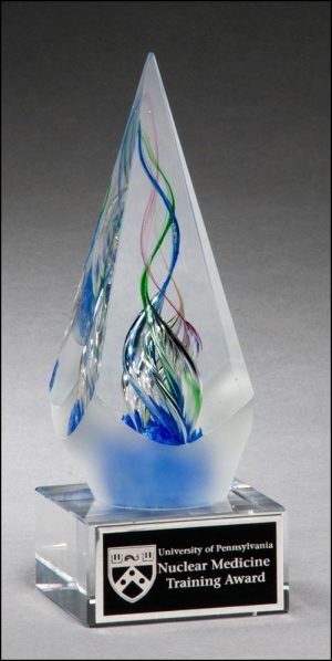 Cephalopodic Spear Art Glass Award