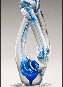 Tangled Robin's Egg Art Glass Award