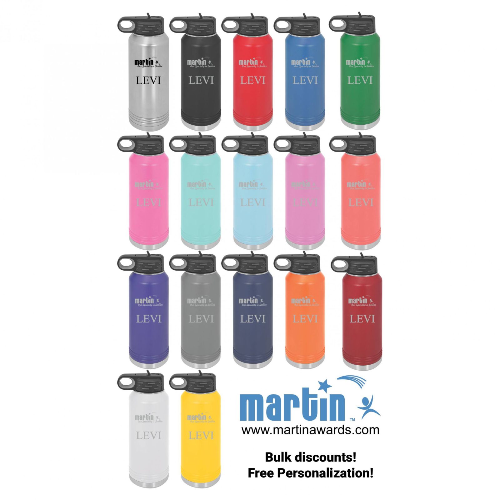 Personalized Polar Camel 32 oz Water Bottle - Stainless - Customized Your  Way with a Logo, Monogram, or Design - Iconic Imprint