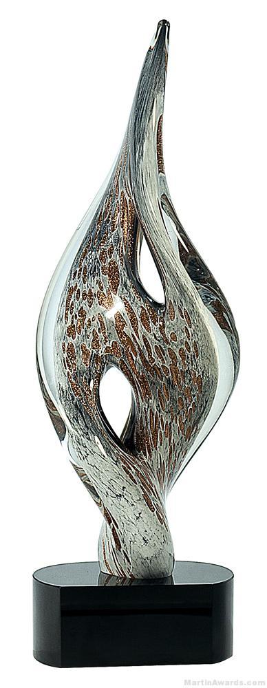 Mottled Wren Art Glass Award