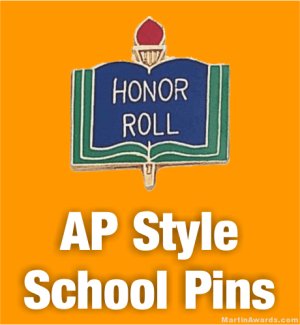 AP Style School Pins