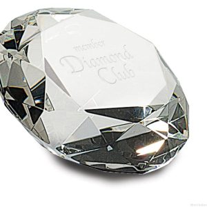 Clear Crystal Diamond Award