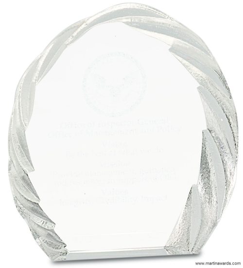 Oval Free-standing Award