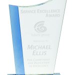 Blue Edge Crystal Crest Award