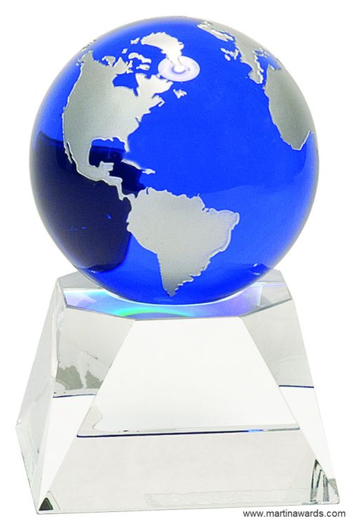 Blue Crystal Globe
