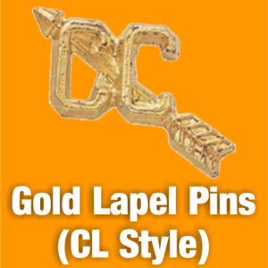Gold Lapel Pins (CL Style)