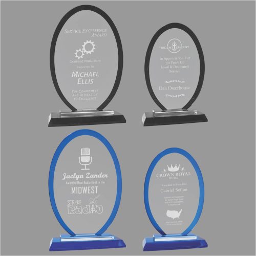 Regal Oval Glass Award