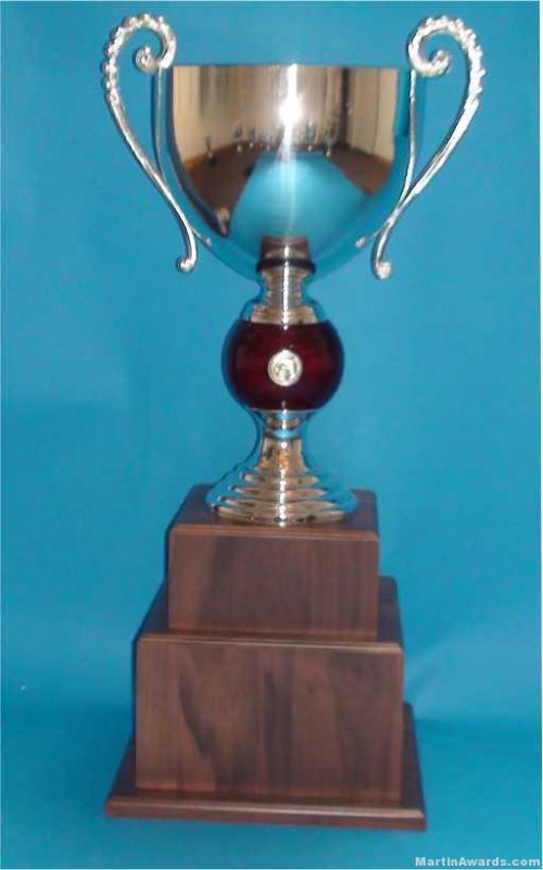 2 Tier Trophy cup with Base