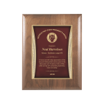 Red Showtime Plaque