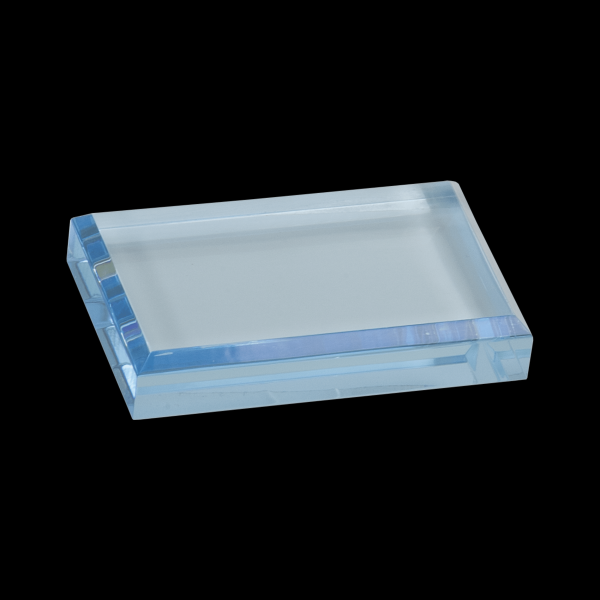 Blue Acrylic Paperweight