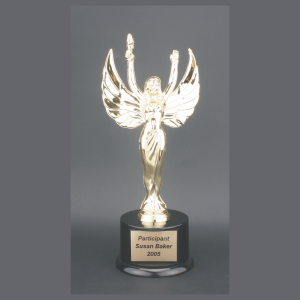 13 1/2" Victory Gold Plastic Trophy