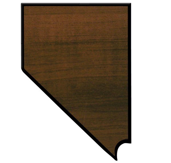 Nevada State Shaped Plaque