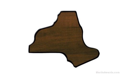 New York State Shaped Plaque