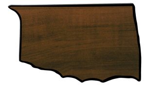 Oklahoma State Shaped Plaque