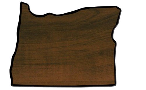 Oregon State Shaped Plaque