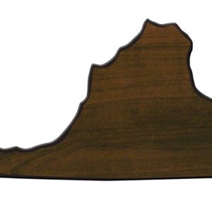 Virginia State Shaped Plaque