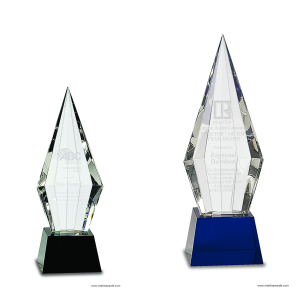 Obelisk Facet Crystal Award