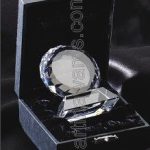 Circular Crystal Glass Award