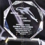 Crystal Glass Awards – 6″ x 7″ Genuine Prism Optical Crystal 1