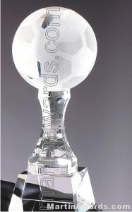 Soccerball Crystal Glass