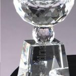 3″ x 6 1/2″ Prism Optical Crystal Glass 1