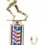 Red/White/Blue Single Column Football With 1 Eagle Trophy 1