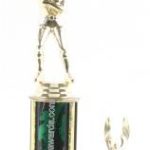 Green Single Column Female Softball With 1 Eagle Trophy 1