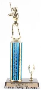 Blue Single Column Female Softball With 1 Eagle Trophy 1
