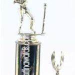 Black Single Column Male T-Ball With 1 Eagle Trophy 1