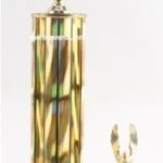 Gold Single Column Horseshoe With 1 Eagle Trophy 1