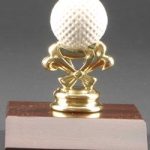 Color Golf Ball Trim Trophy 1