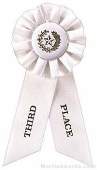 Rosette, 8.5", Third Place Ribbons