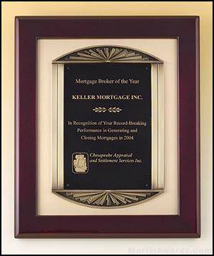 Athena's Scroll Rosewood Plaque
