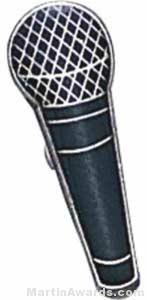 3/4″ Microphone Lapel Pin 1