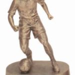 Male Soccer Gold Resin Trophy 1