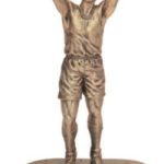 Male Basketball Gold Resin Trophy 1