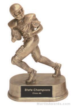 Football Gold Resin Trophy