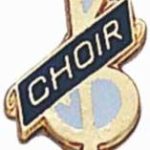 3/4″ Enameled Choir Pin 1