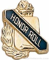 3/8" Honor Roll School Award Pins