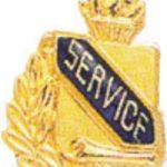 3/8″ Service School Award Pins 1