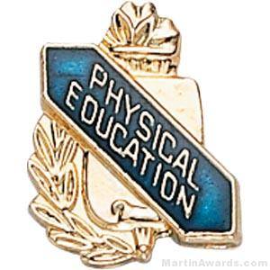 3/8" Physical Education School Award Pins
