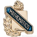3/8″ Mathematics Award Pins 1