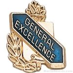 3/8″ General Excellence School Award Pins 1
