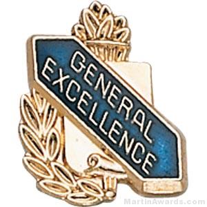 3/8" General Excellence School Award Pins