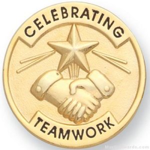 Celebrating Teamwork Lapel Pin