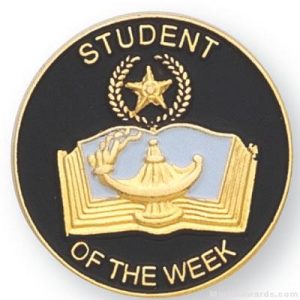 Student Of The Week Lapel Pin