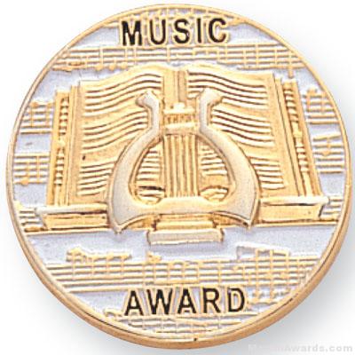 Music Award Lapel Pin