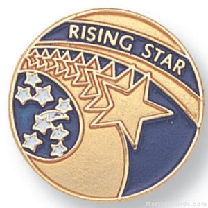 Rising Star Lapel Pin