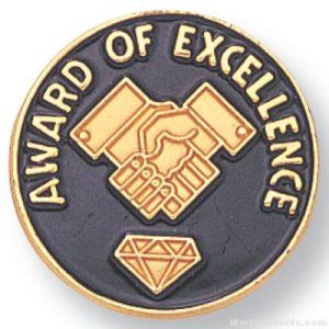Award Of Excellence Lapel Pin