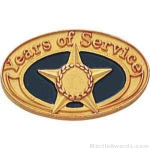 Years Of Service Enameled Lapel Pins